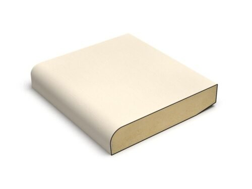 Hardhouten plint 9x45 mm gegrond 490 cm