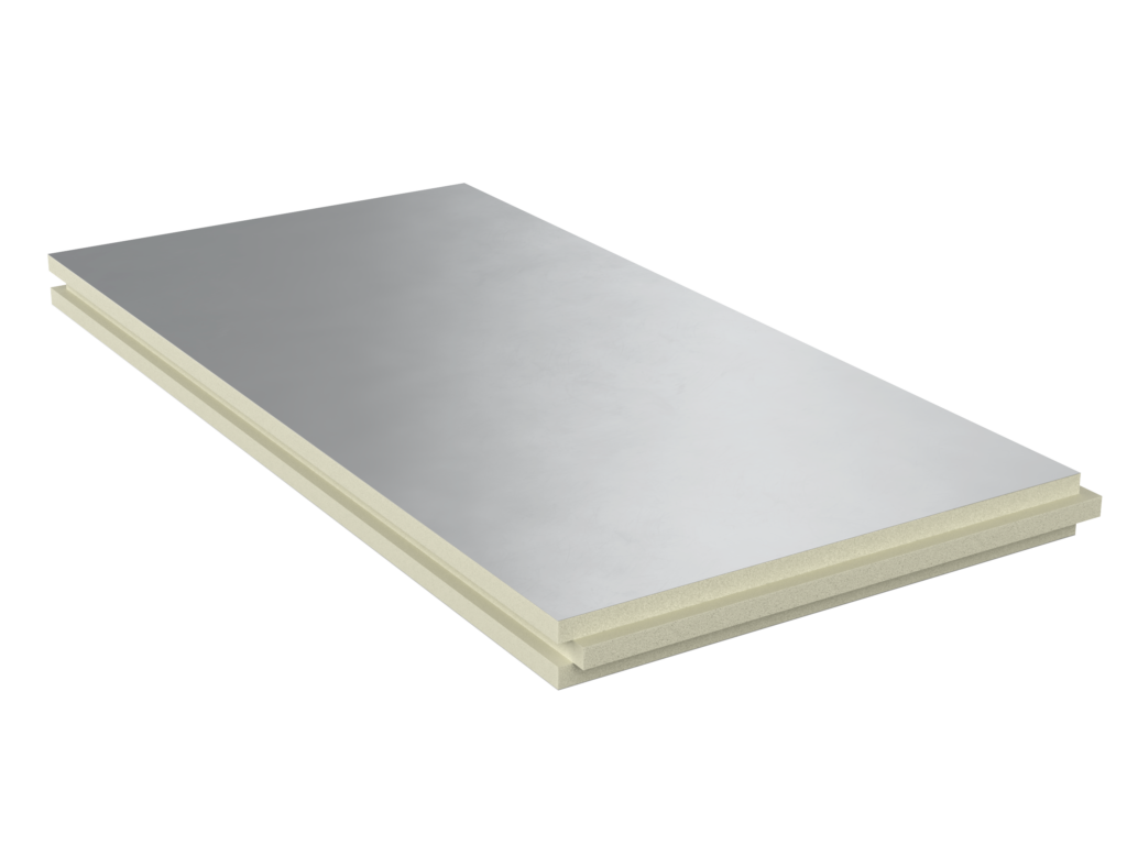100 mm PIR 2-zijdig aluminium 60x120 cm TG4 Rd:4,50 - De Houtman | Hout ...