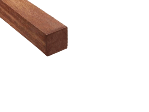 Azobe 65x65 mm geschaafd