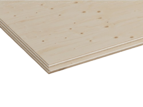 18 mm Fins vuren underlayment 122x244 cm TG2