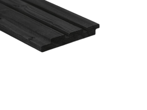 Douglas triple rhombus 27x130 mm zwart