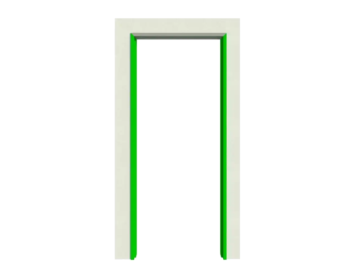 OPDEK Stalen binnendeurkozijn stijlenset opdek 70 mm