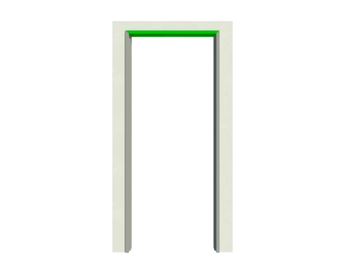 Opdek 2 Bovendorpel opdek 100 mm t.b.v. stalen kozijn