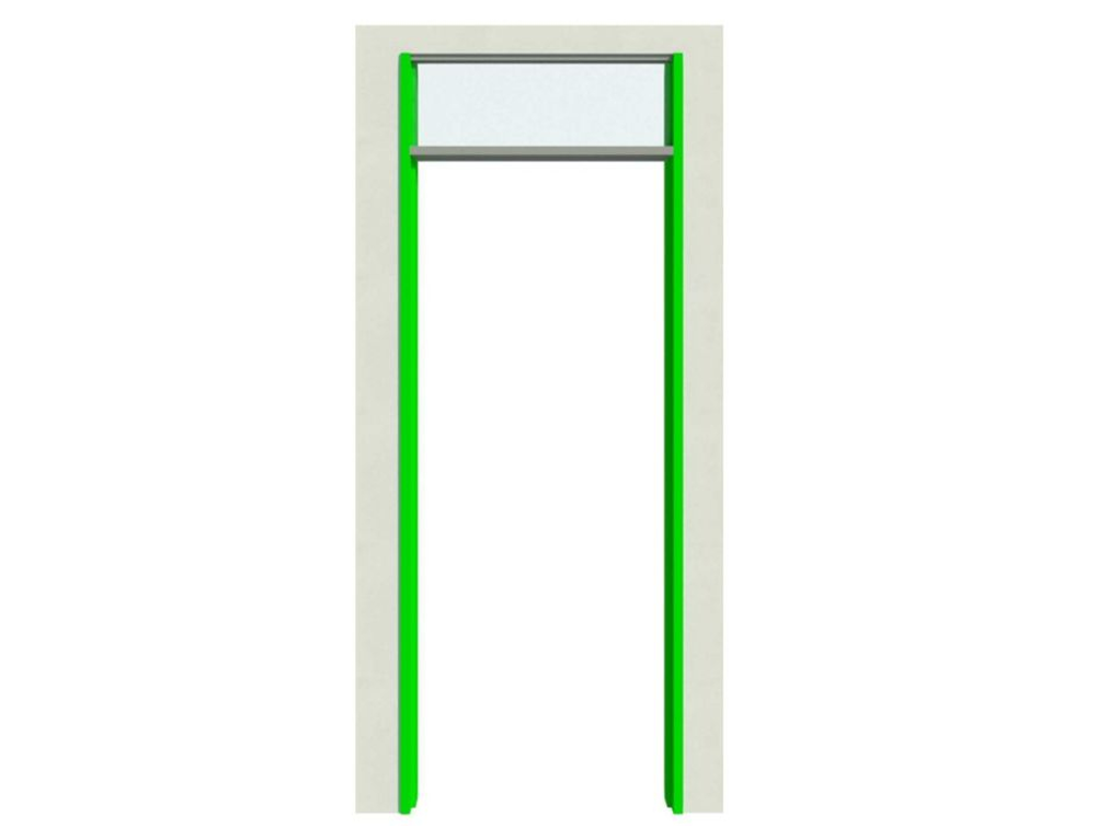 Stalen binnendeurkozijn stijlenset bovenlicht opdek 70 mm