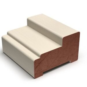 Kozijnprofiel model A hardhout 66x110mm stijl/bovendorpel gegrond 590cm