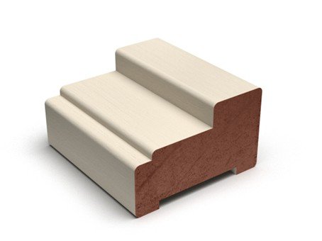 kozijn a wit Kozijnprofiel model A hardhout 66x110mm stijl/bovendorpel gegrond 590cm