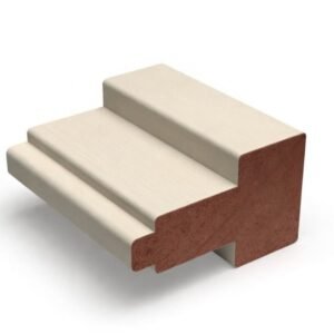 Kozijnprofiel model B hardhout 66x110mm tussenstijl gegrond 590cm