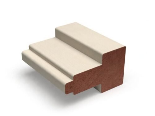 Kozijnprofiel model B hardhout 66x110mm tussenstijl gegrond 590cm